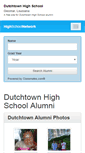 Mobile Screenshot of dutchtownhighschool.org