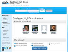 Tablet Screenshot of dutchtownhighschool.org